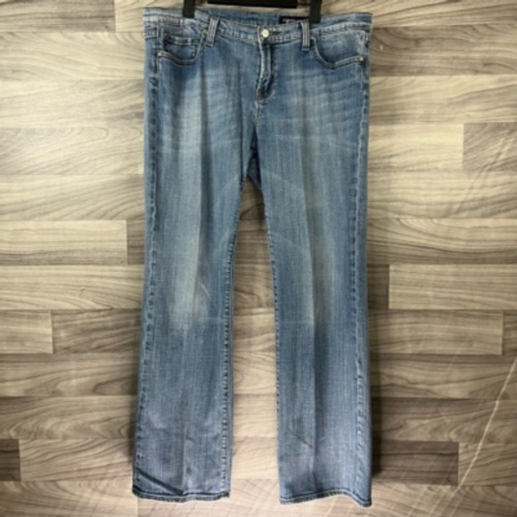 Vigoss Jeans Womens 17 Blue Boot Cut Stretch Light Wash High Rise Zip Denim Plus - Picture 7 of 12